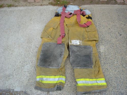 38x28 Pants Firefighter Turnout Bunker Fire Gear GLOBE GX-7   07/09...P308