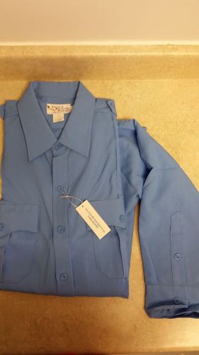 UNITED SECURITY BLUE UNIFORM SHIRT Long Sleeve  Size 15 - 15.5 ( 32 - 33 )