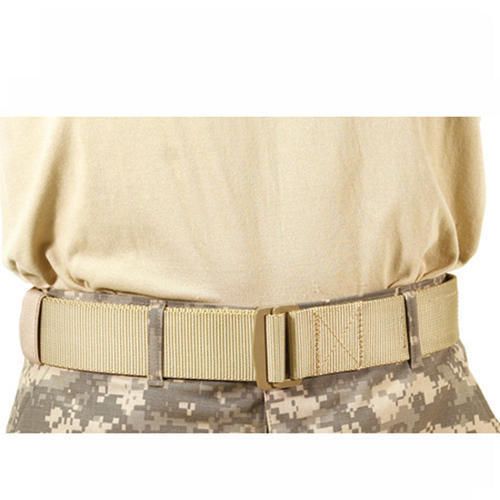 Blackhawk 41ub01db universal belt fits up to 52 inch brass desert sand brown for sale