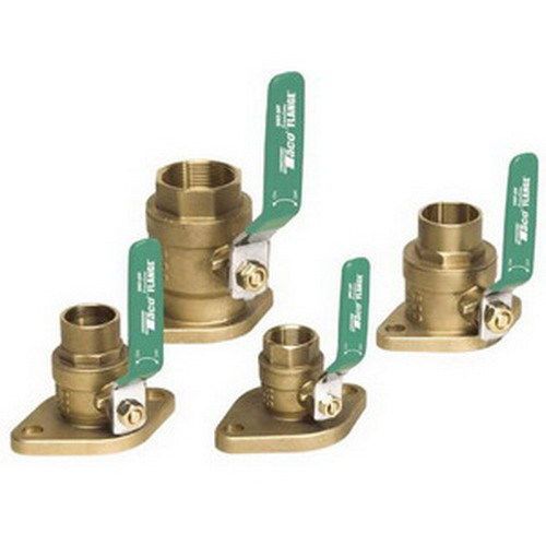 Taco 244 Freedom Flange Solid Brass Shut-Off Flange Set, 1&#034;