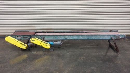 24&#034; x 12&#039; long hytrol case conveyor with case separation belt - 2 drives for sale