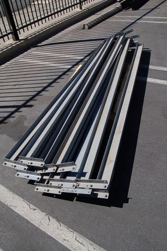 Qty~10 Sammons HD Forklift Pallet Rack Load I Steel Beams 108&#034; x 4&#034; LA CaLiF