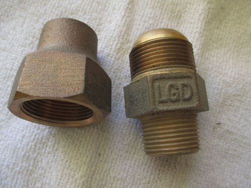 Legend 3/4&#034; Flare x MIP Threaded Brass Adapter #313-004 (T-4100 - 3/4&#034;) - NEW