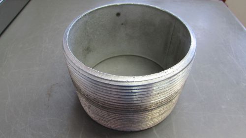 4&#034; Galvanized Close Nipple