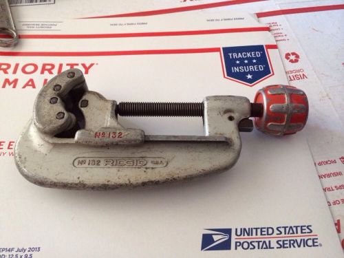 Ridgid tube cutter Model 132 quick acting 1/4&#034; to 2 5/8&#034; tubing