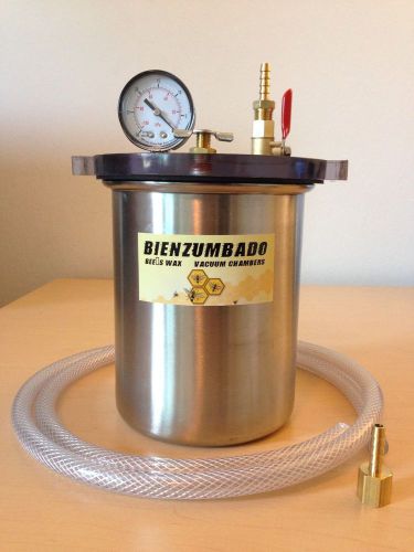 Half  gallon Vacuum chamber, degassing silicone, epoxy resin... &amp; more)