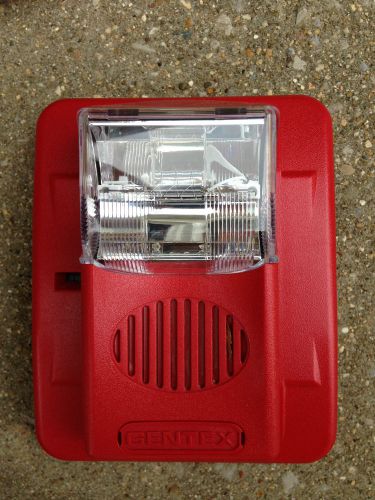 Gentex GEC3-24WR fire alarm siren and strobe