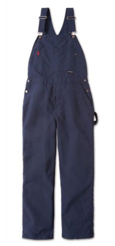 Workrite Flame Resistant 11 oz UltraSoft Duck Bib Overall XL NAVY