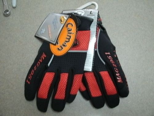 Caiman 2951 Silicon Grip Mechanics Work Glove Size Large