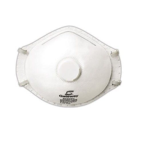 GATEWAY SAFETY TRUE AIR ADJUSTABLE VALVE N95  RESPIRATOR DUST MASK 10/BX 80302V