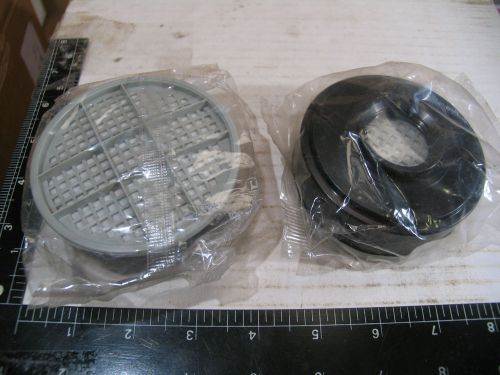 2 SURVIVAIR Respirator Filters Pt# 1001-00 (Chemical Cartridge)