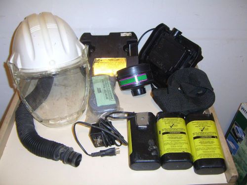 BREATH EASY RACAL AIR STREAM PAPR PRESSURIZED AIR PRUIFYING RESPIRATOR W BATTERY