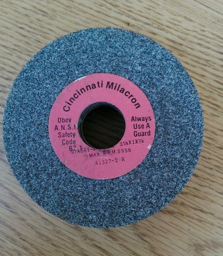 NOS Cincinnati Milacron Grinding Wheel 3-5/8 x 1 x 7/8