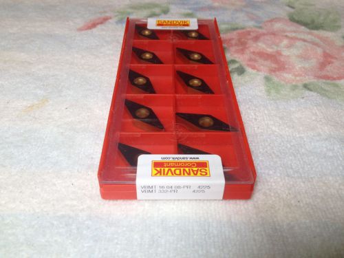 SANDVIK VBMT 332-PR 16 04 08-PR 4225 CARBIDE INSERT