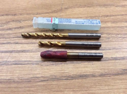 (Qty. 3) OSG Jobber Drill Bits, SUS, HSSE