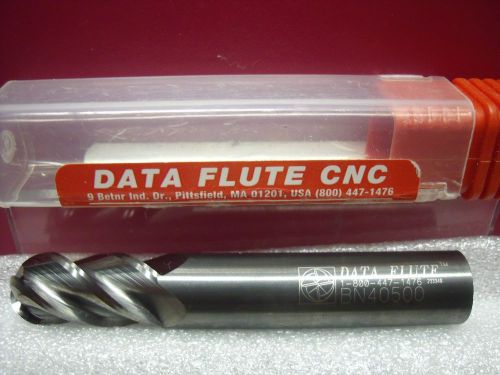 DATA FLUTE 1/2&#034; x 1/2&#034; x 1&#034; x 3&#034; 4 FL SSBN-40500 Carbide Ball End Mill-A21-2