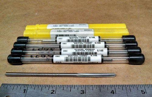 Six .1460 SS Chucking Reamers: 2 L&amp;I 533.1460 &amp; 4 Interstate 22700.1460 (B5023)