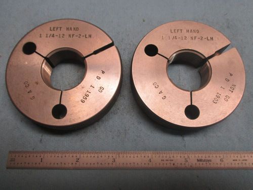 1 1/4 12 nf2 left hand thread ring gage 1.250 p.d.&#039;s = 1.1959 &amp; 1.1903 lh tools for sale