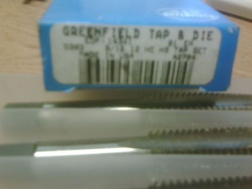 14341 Greenfield Tap &amp; Die Set (3pcs.) NIB  FREE SHIPPING