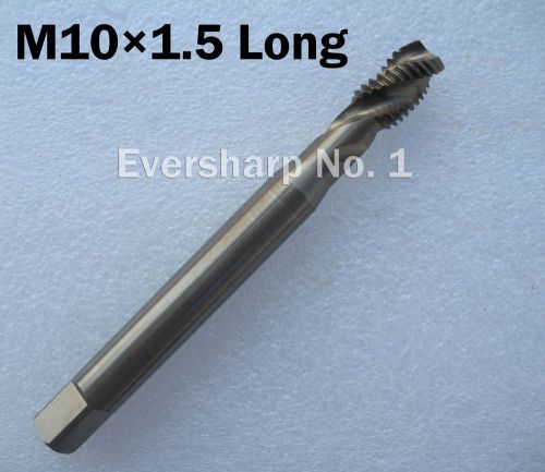 Lot 1pcs M35 HSSCo Strengthing Shank Long Sprial Taps M10x1.5mm Length 100mm Tap