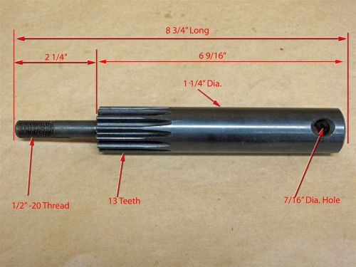 Delta Drill Press NOS Pinion Shaft