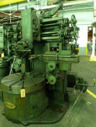 42&#034; bullard spiral drive 7-56 rpm turret &amp; side head 3-jaw chuck (27087) for sale