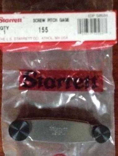 BRAND NEW STARRETT NO. 155 SCREW PITCH GAGE GAGES NO RESERVE!!!!