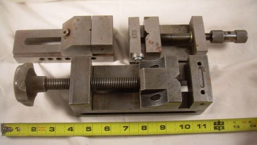 Lot of toolmaker vise machinist toolmake tool lot of 3 vises grinding for sale