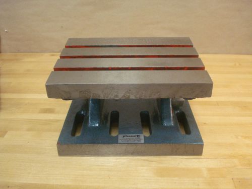 Phase II 226-212 Swivel Angle Plate, 8&#034; x 10&#034; Table, 6-1/2&#034; Height, 0-90° Range