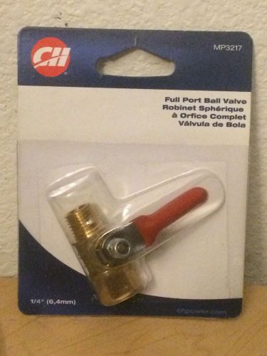 Campbell hausfeld 1/4&#034; full port ball valve for sale