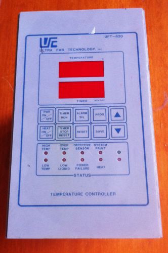 Ultra fab technology uft-820 process temperature controller and timer for sale