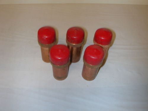 5 Tweco Nozzles 25-75 3/4&#034; Bore Fine Thread 500 Amp #5 Gun #1250-1730  Mig NOS