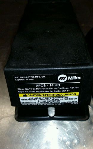 Miller rfcs-14 hd tig welding foot pedal for sale