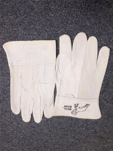 Red ram goat skin leather  welding gloves size 10 new for sale