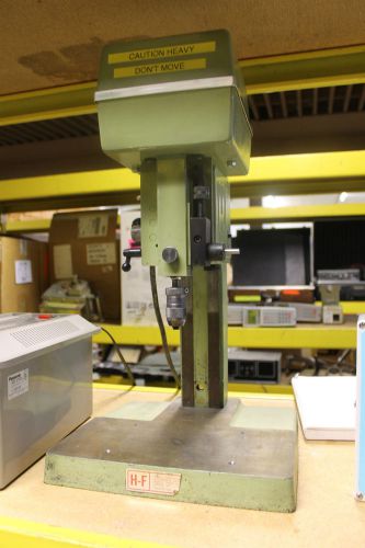 HF HUBACH FREER CORP ALPHA 101 DRILL PRESS WORKING