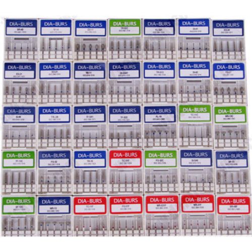 New 100pcs dental diamond burs medium fg 1.6m for high speed handpiece for sale