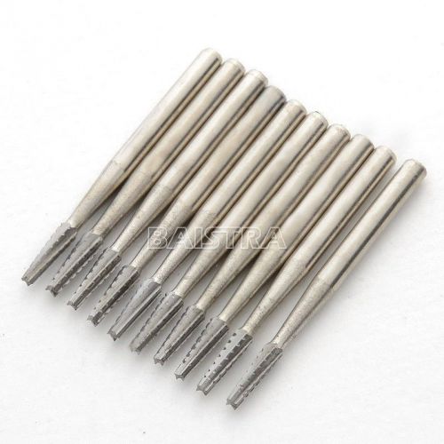 Dental Tungsten Steel drills/burs FG-701 For High speed Handpiece 10pcs/Box good