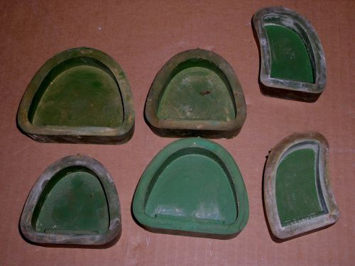 Dental Lab Vertex Rubber Bases Lot Of 6