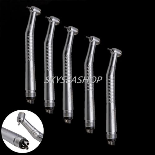 5 Dental High Speed Handpiece Standard Head Push Button 4Hole NSK Style