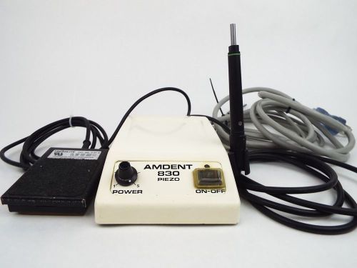 Amdent 830 Piezo Dental Ultrasonic Scaler System w/ Foot Pedal Control