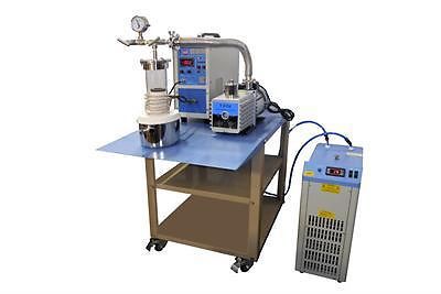 25kw vacuum induction melting system with quartz tube for sale