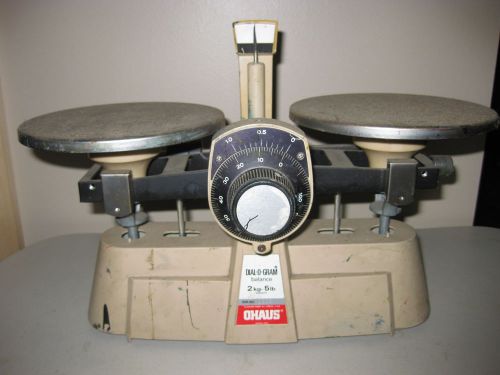 ohaus dial a gram balance beam scale