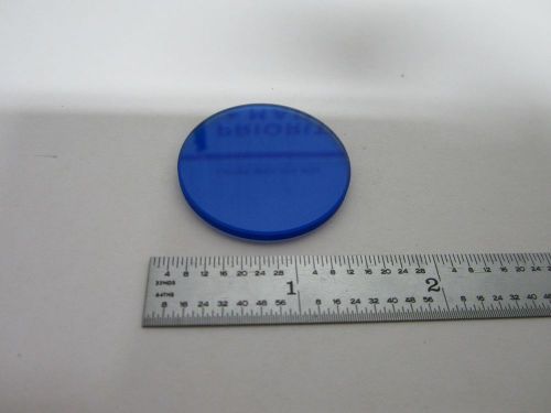 MICROSCOPE PART LEICA LEITZ DMR BLUE FILTER OPTICS AS IS BIN#E5-P-16