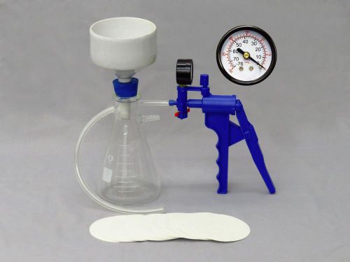 1000mL Filtering Kit - Vacuum Pump with Gauge