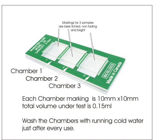 3X Mcmaster parasite egg counting chamber