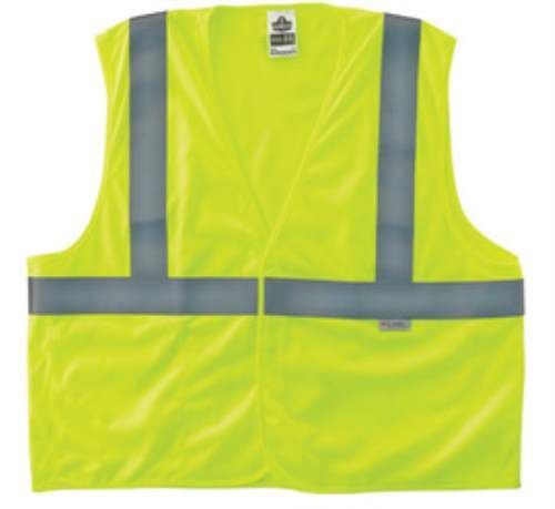 Class 2 poly vest w/ fr treatment (2ea) for sale