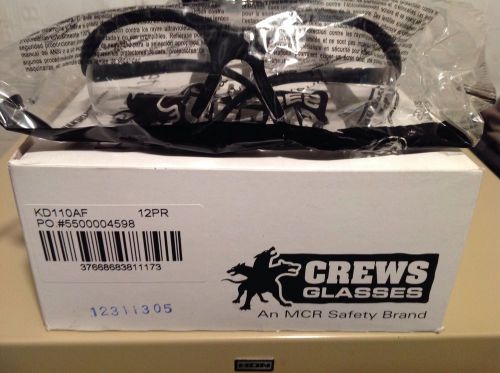 KD110AF Crews Klondike Safety Glasses. (12 Each)