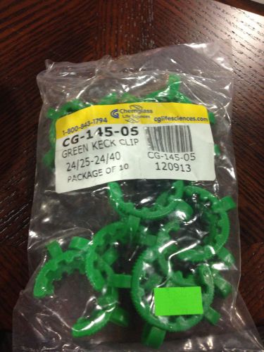 20 Pcs 24mm Green Keck Clip