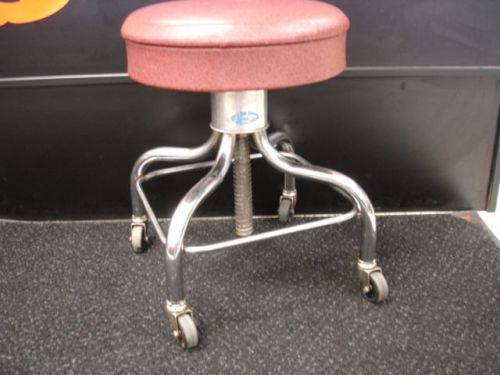 Vintage Pedigo Chrome Medical Stool