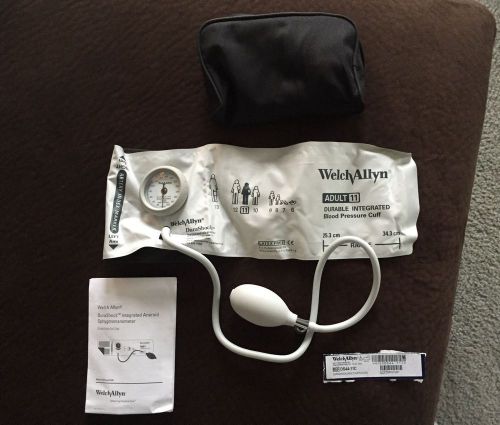 Welch Allyn DS44-11C Durashock Sphygmomanometer Adult Cuff And Case